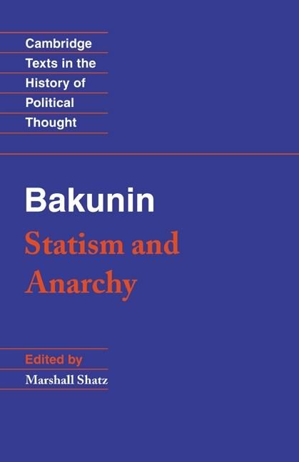 Produktbild: Bakunin: Statism and Anarchy