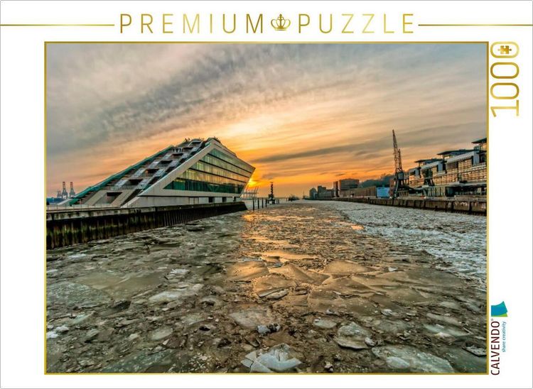 Produktbild: CALVENDO Puzzle Dockland Hamburg | 1000 Teile Lege-Gr&ouml;&szlig;e 64x48cm Foto-Puzzle f&uuml;r gl&uuml;ckliche Stunden