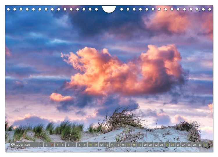 Produktbild: Borkum Ansichten (Wandkalender 2026 DIN A4 quer), CALVENDO Monatskalender