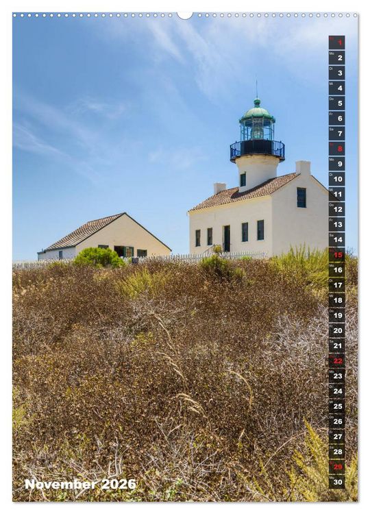 Produktbild: SAN DIEGO K&uuml;stenmetropole mit Flair (hochwertiger Premium Wandkalender 2026 DIN A2 hoch), Kunstdruck in Hochglanz