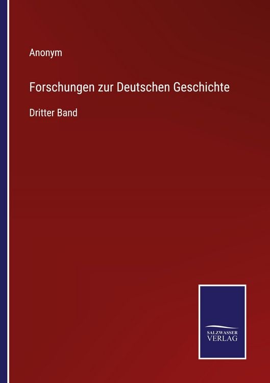 Produktbild: Forschungen zur Deutschen Geschichte