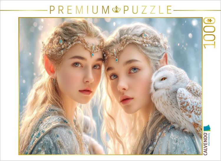 Produktbild: CALVENDO Puzzle Elfenkinder | 1000 Teile Lege-Gr&ouml;&szlig;e 64x48cm Foto-Puzzle f&uuml;r gl&uuml;ckliche Stunden