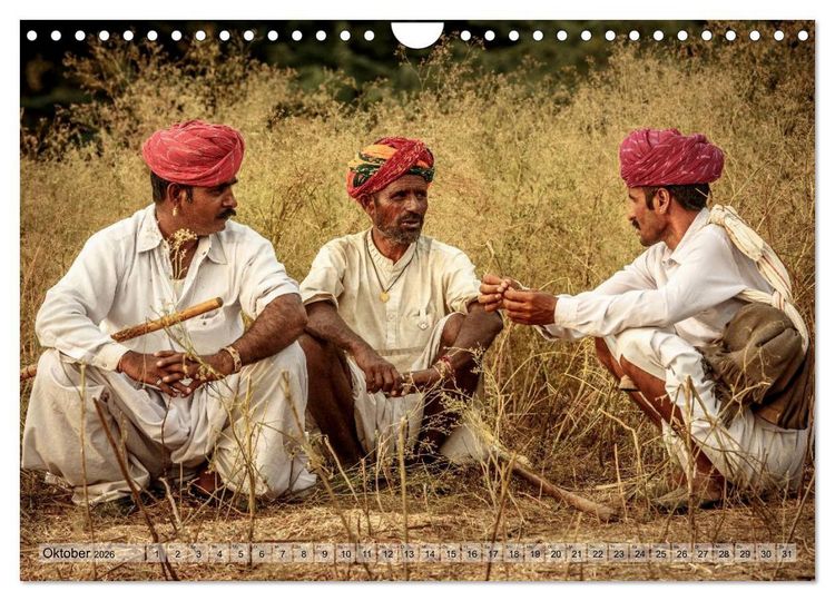 Produktbild: Alltag in Indien (Wandkalender 2026 DIN A4 quer), CALVENDO Monatskalender