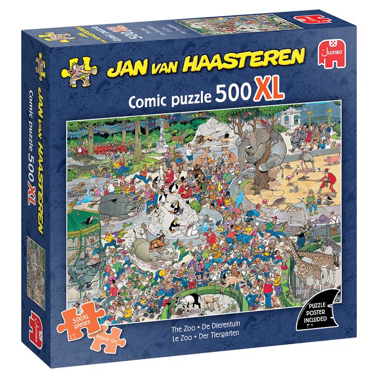 Produktbild: Jan van Haasteren - 500XL - Der Tiergarten - Puzzle