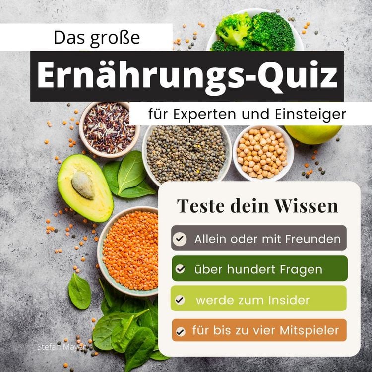 Produktbild: Das gro&szlig;e Ern&auml;hrungs-Quiz f&uuml;r Experten und Einsteiger
