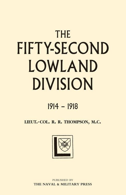 Produktbild: Fifty-Second (lowland) Division 1914-1918
