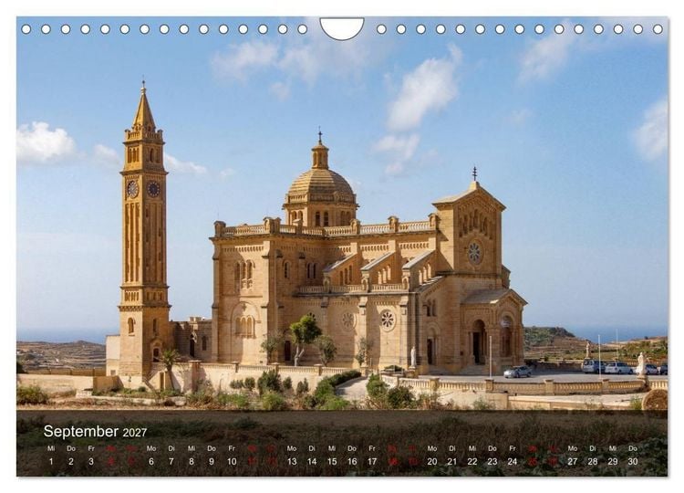 Produktbild: Malta entdecken Malta, Gozo, Comino (Wandkalender 2027 DIN A4 quer), CALVENDO Monatskalender