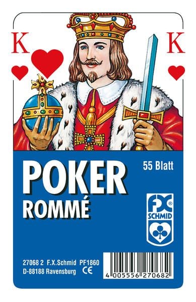 Produktbild: Ravensburger Traditionelle Spielkarten, Poker, Rommé, französisches Bild