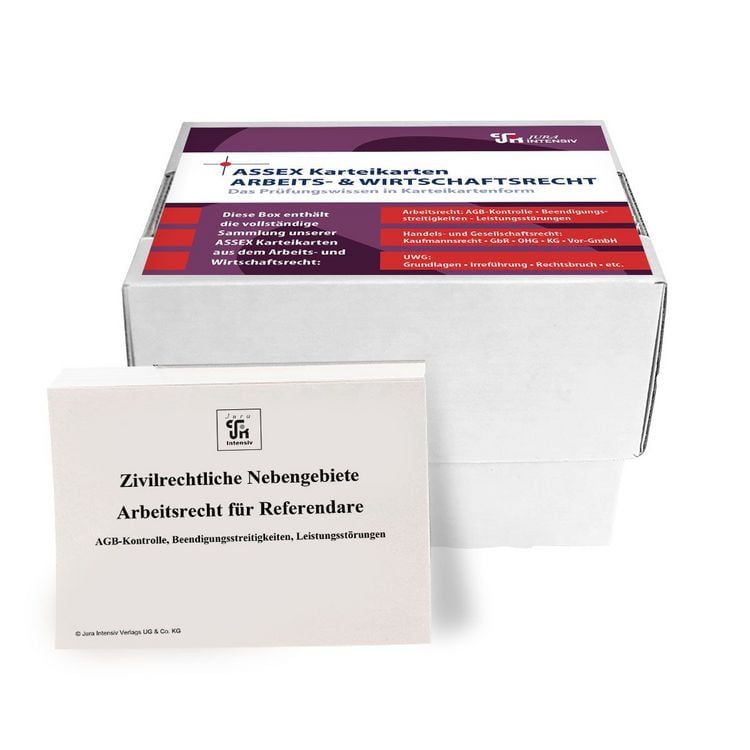 Produktbild: ASSEX Karteikarten Arbeits- & Wirtschaftsrecht