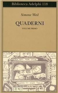 Produktbild: Weil, S: Quaderni