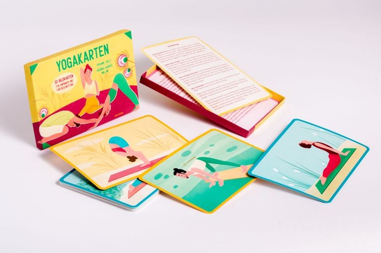 Produktbild: Yoga-Karten f&uuml;r Anf&auml;nger und Fortgeschrittene