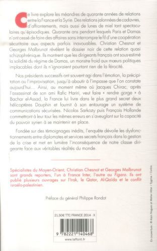 Produktbild: Le chemin de Damas : le dossier noir de la relation franco-syrienne