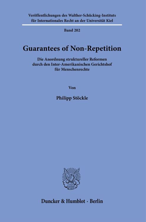 Produktbild: Guarantees of Non-Repetition.