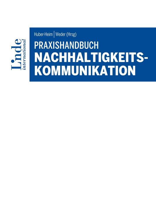 Produktbild: Praxishandbuch Nachhaltigkeitskommunikation