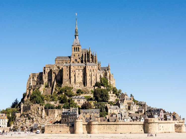 Produktbild: CALVENDO Puzzle Mont-Saint-Michel | 1000 Teile Lege-Gr&ouml;&szlig;e 64x48cm Foto-Puzzle f&uuml;r gl&uuml;ckliche Stunden