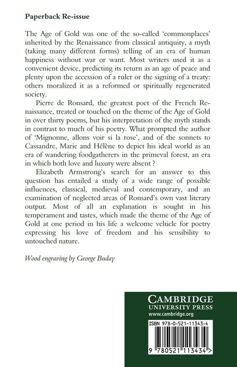 Produktbild: Ronsard and the Age of Gold
