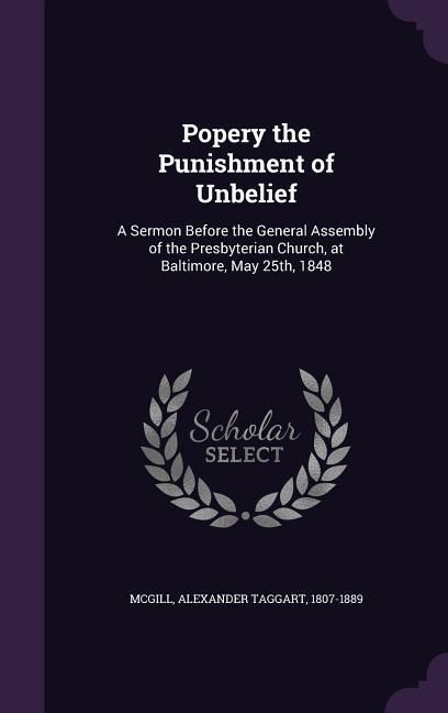 Produktbild: Popery the Punishment of Unbelief