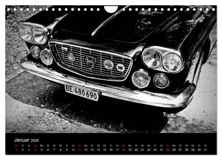 Produktbild: Lancia Flavia (Wandkalender 2026 DIN A4 quer), CALVENDO Monatskalender