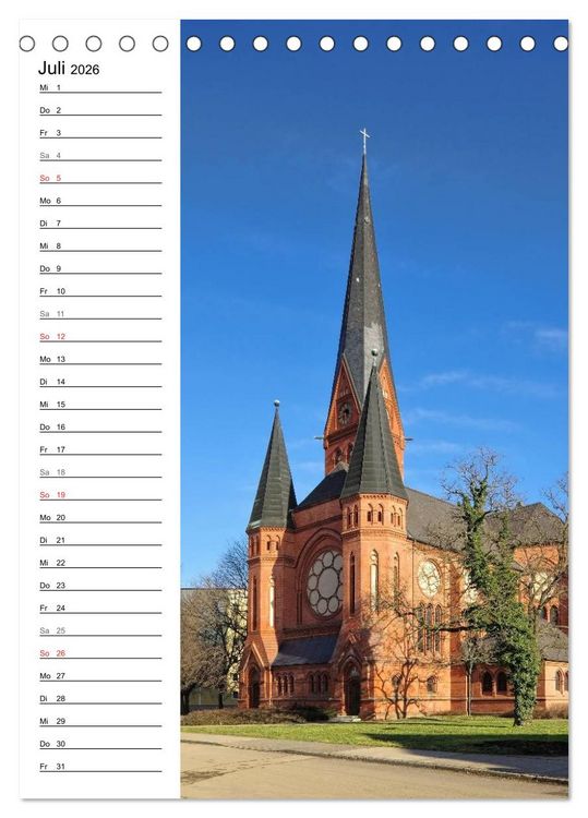 Produktbild: Dessau - Anhaltisches Erbe (Tischkalender 2026 DIN A5 hoch), CALVENDO Monatskalender