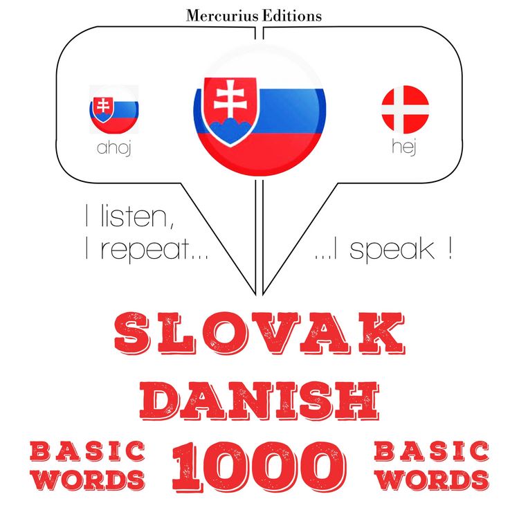 Produktbild: Slovensk&yacute; - d&aacute;nske: 1000 z&aacute;kladn&yacute;ch slov