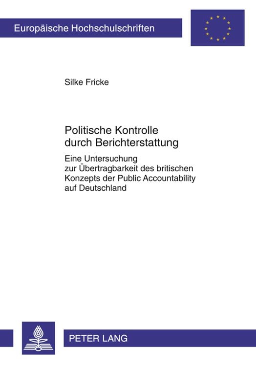 Produktbild: Politische Kontrolle durch Berichterstattung