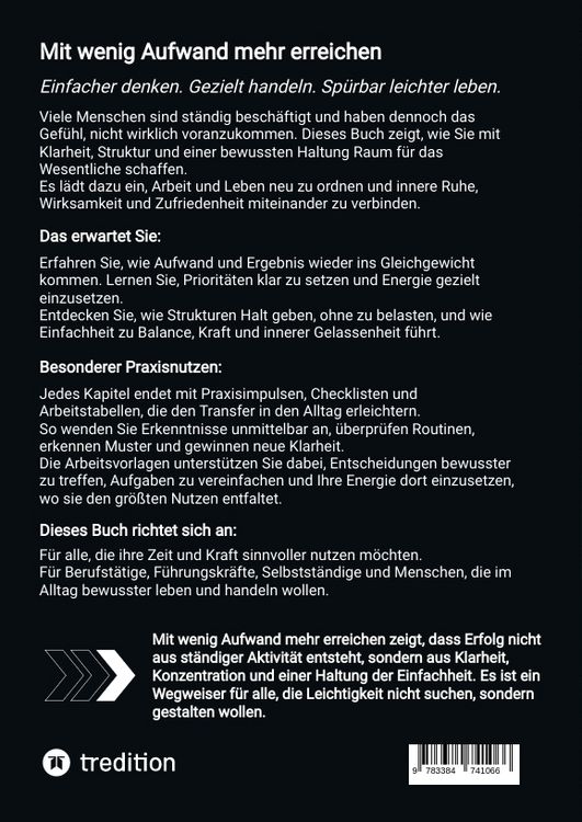 Produktbild: Mit wenig Aufwand mehr erreichen