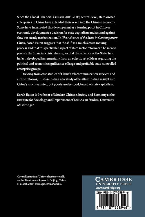 Produktbild: The Advance of the State in Contemporary China