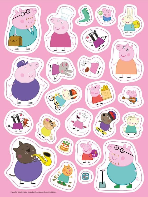 Produktbild: Peppa Pig Spa&szlig;-Set I Basteln - R&auml;tseln - Stickern