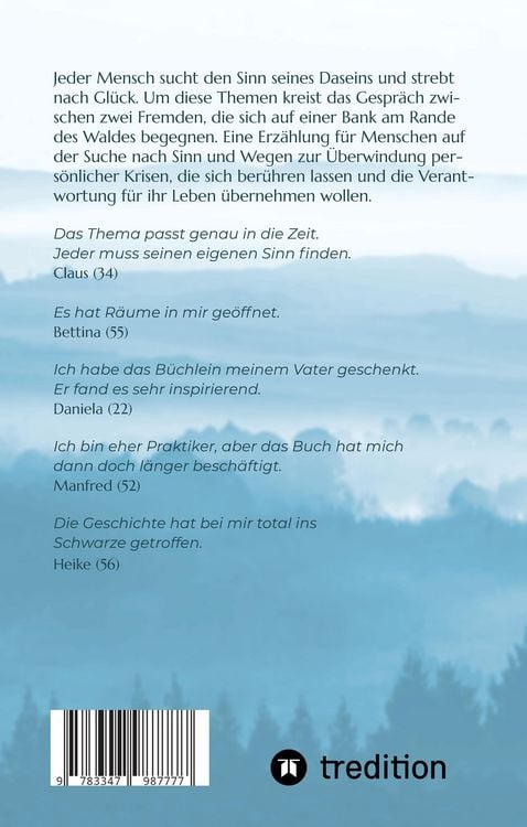 Produktbild: Die Bank am Rande des Waldes