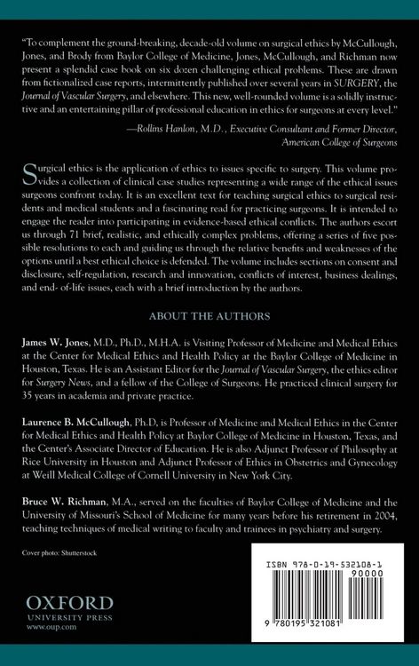 Produktbild: The Ethics of Surgical Practice