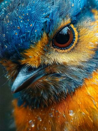Produktbild: CALVENDO Puzzle Blaumeise | 2000 Teile Lege-Gr&ouml;&szlig;e 90x67cm Foto-Puzzle f&uuml;r gl&uuml;ckliche Stunden