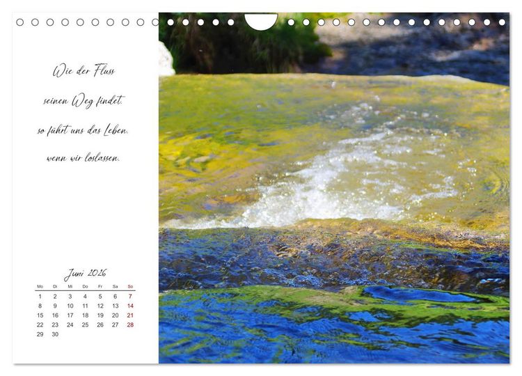 Produktbild: Der Atem der Stille - Achtsame Augenblicke in der Natur (Wandkalender 2026 DIN A4 quer), CALVENDO Monatskalender