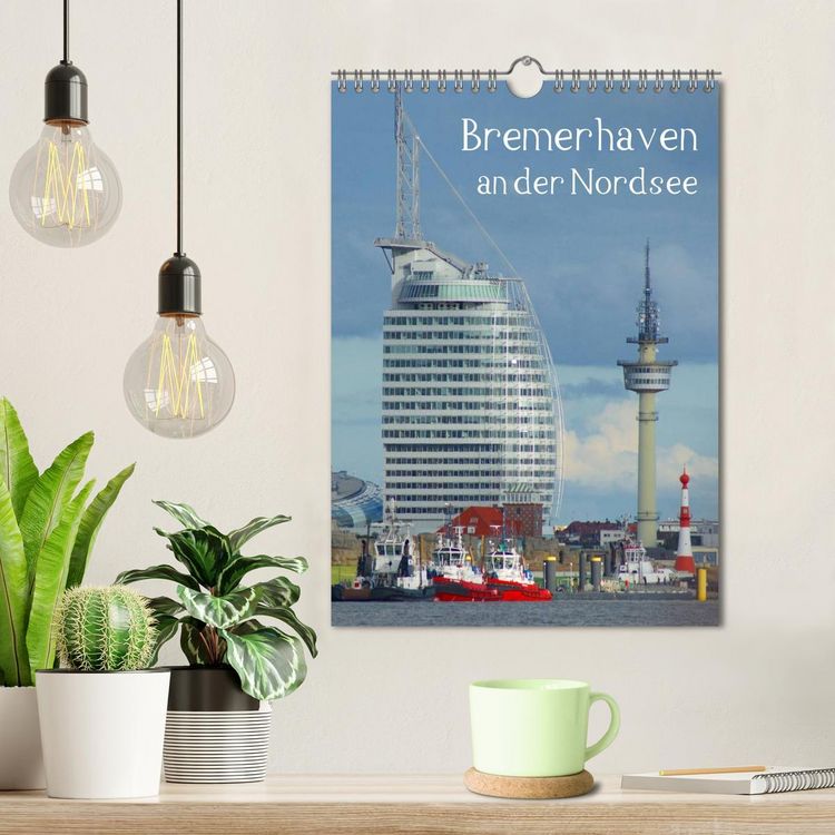 Produktbild: Bremerhaven an der Nordsee (Wandkalender 2026 DIN A4 hoch), CALVENDO Monatskalender