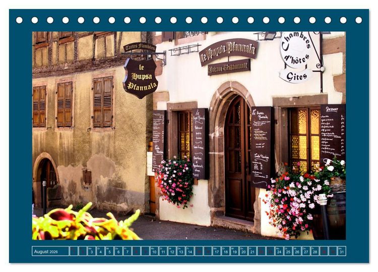 Produktbild: Faszinierendes Elsass (Tischkalender 2026 DIN A5 quer), CALVENDO Monatskalender