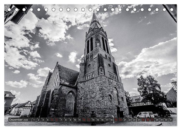 Produktbild: Ein Blick auf Nienburg an der Weser (Tischkalender 2026 DIN A5 quer), CALVENDO Monatskalender