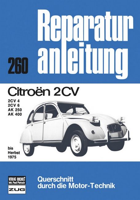 Produktbild: Citroen 2 CV bis Herbst 1975