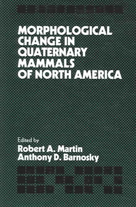 Produktbild: Morphological Change in Quaternary Mammals of North America