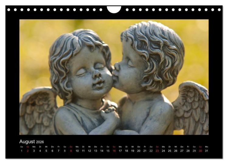 Produktbild: Engel f&uuml;r Gl&uuml;ck & Schutz (Wandkalender 2026 DIN A4 quer), CALVENDO Monatskalender