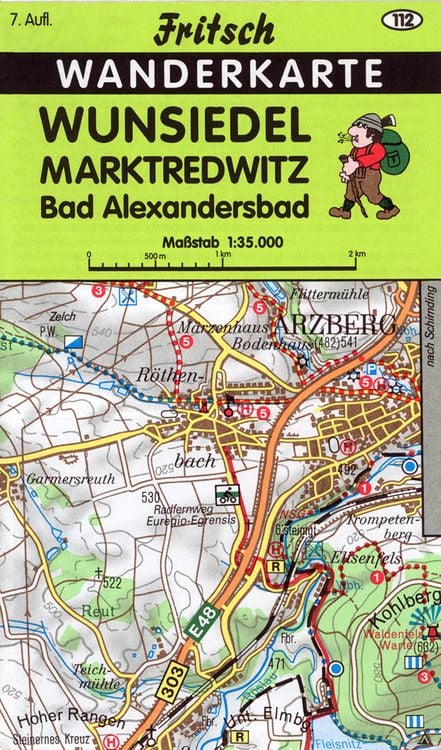 Produktbild: Fritsch Karte - Wunsiedel, Marktredwitz, Bad Alexandersbad