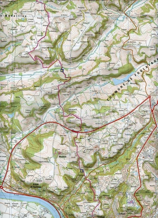 Produktbild: Agen.Port-Sainte-Marie 1:25 000
