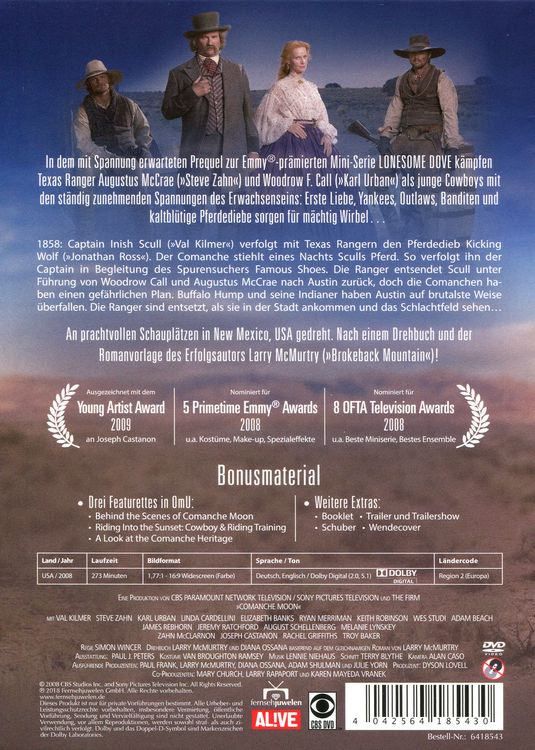 Produktbild: Comanche Moon - Alle 3 Teile [2 DVDs]