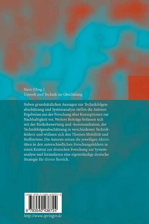 Produktbild: Umwelt und Technik im Gleichklang