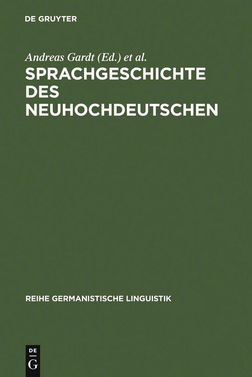 Produktbild: Sprachgeschichte des Neuhochdeutschen