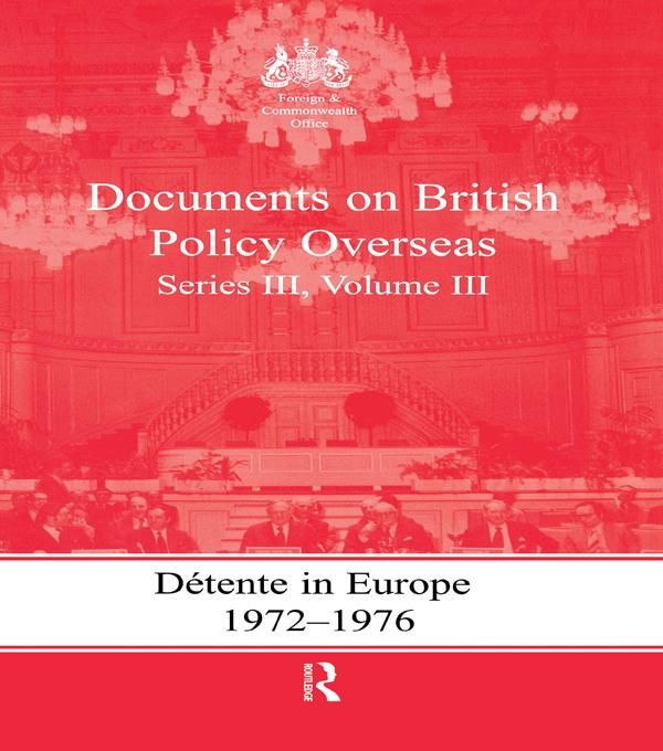 Produktbild: Detente in Europe, 1972-1976