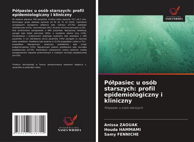 Produktbild: P&oacute;&iquest;pasiec u os&oacute;b starszych: profil epidemiologiczny i kliniczny