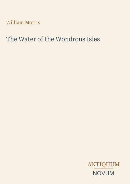 Produktbild: The Water of the Wondrous Isles