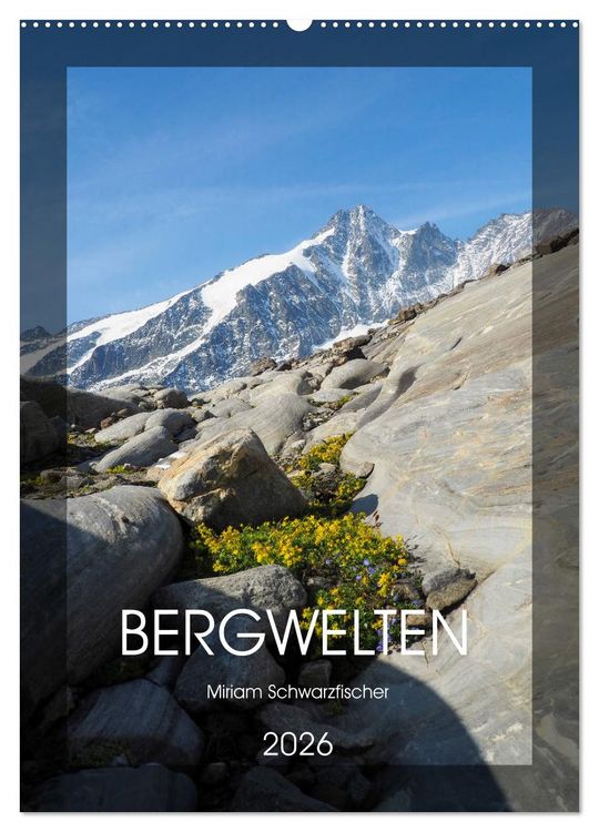 Produktbild: Bergwelten Wandkalender (Wandkalender 2026 DIN A2 hoch), CALVENDO Monatskalender