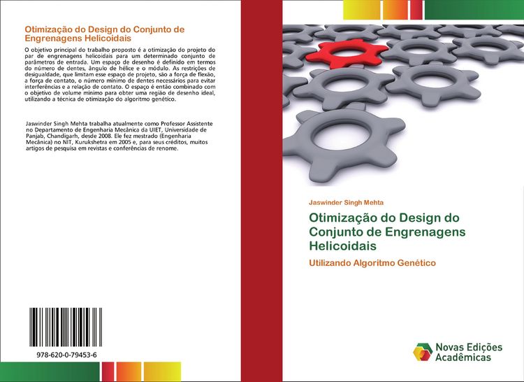Produktbild: Otimiza&ccedil;&atilde;o do Design do Conjunto de Engrenagens Helicoidais