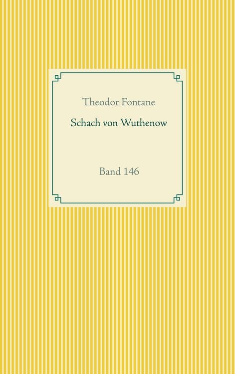 Produktbild: Schach von Wuthenow