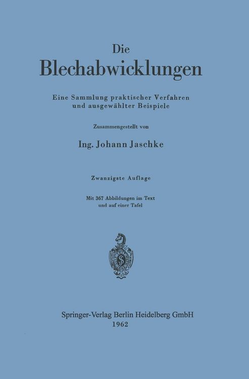 Produktbild: Die Blechabwicklungen